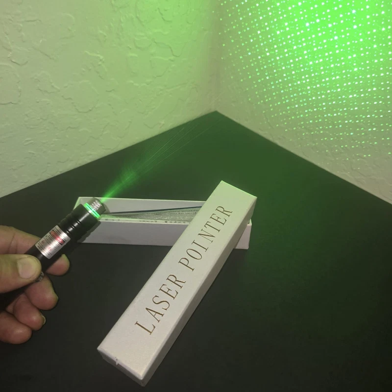Rechargeable Green Beam Flashlight Long Range