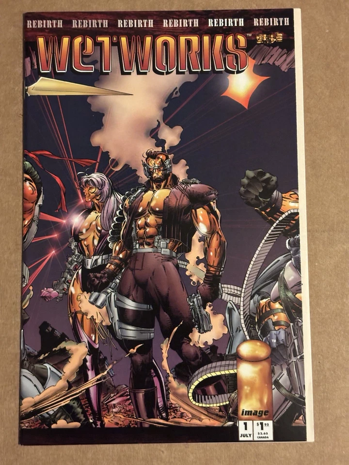 Image Comics Wetworks #1-4 Complete Set and Backlash #4 Featuring Wetworks 1992 - Image 2 of 4