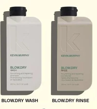 KEVIN MURPHY Blow Dry Wash and Blow Dry Rinse Duo 8.4 Oz Shampoo and Conditioner