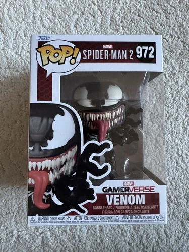Funko POP! Marvel GamerVerse: Spider-Man 2 - Venom #972 W/ Protector