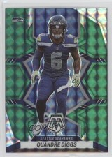 2022 Panini Mosaic Green Mosaic Prizm Quandre Diggs #173 08aq