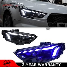 LED Headlights Assembly DRL Sequential Projector For AUDI A5 S5 RS5 B9 2017-2020