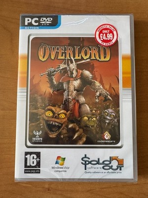 Overlord PC DVD ROM - PAL UK Komplett - Brandneu Versiegelt