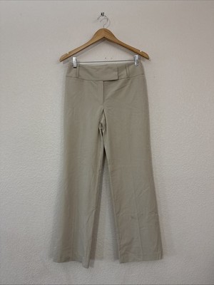Rafaella Beige Straight Leg Dress Pants Women's Size 4 Career Stretch NWOT