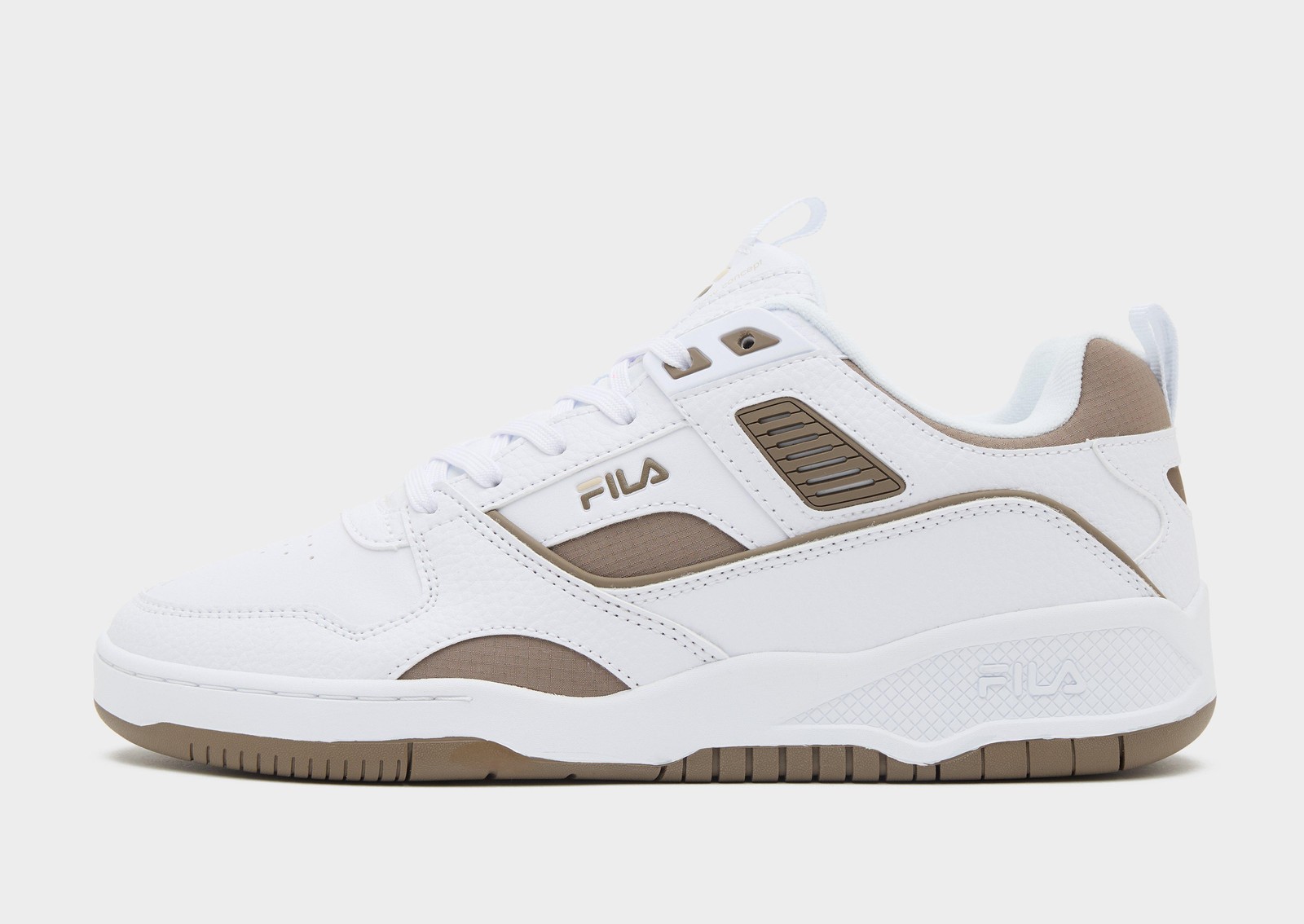 Authentic Fila Corda Trainers ® ( Men Size: UK 10 EUR 44.5 ) White / Walnut