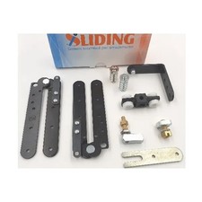 KIT SLIDING mod.ASPIDE PER PORTE SIMMETRICHE A LIBRO A FILO - Ferrero Ferramenta