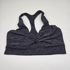 Victoria's Secret Women Sports Bra Medium Purple Heather Wireless Racerback