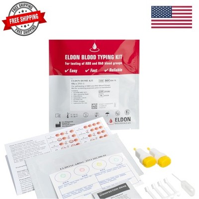 INC Blood Type  Complete KIT - Find Out if You are A, B, O, AB & RH- Results ...