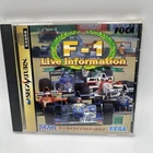 F-1 Live Information Sega Saturn Japan Import  Mint/Good    US SELLER