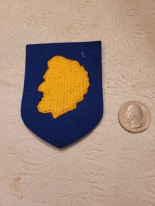  VINTAGE PRE-WW11 ILLINOIS  ARMY NATIONAL GUARD PATCH FELT GAUZE BACK-MINT! NICE