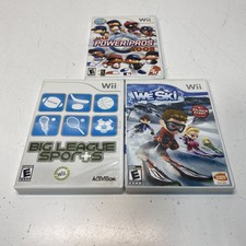 Nintendo Wii Bundle: MLB Power Pros 2008, Big League Sports & We Ski