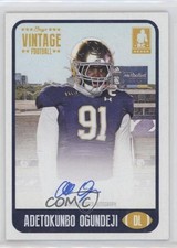 2021 Onyx Vintage Auto Blue Ink /400 Adetokunbo Ogundeji #FAAO Auto 3wu