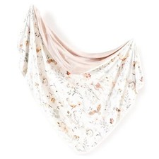 Baby Blankets Super Soft Stretchy Jersey Knit Swaddle Blanket for Blush Pink