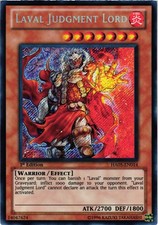 Yugioh Laval Judgment Lord HA05-EN014 Secret Rare 1st Edition VLP