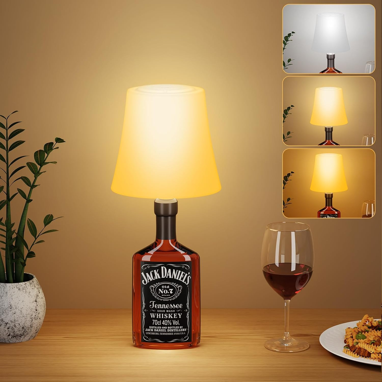 Lampada LED Professionale per Bottiglia - Ricaricabile da Tavolo IP54