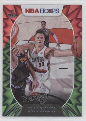 2020-21 Panini NBA Hoops Green Explosion /89 Zach Collins #3 04ag
