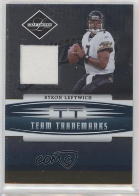 2006 Leaf Limited Team Trademarks Materials /100 Byron Leftwich #TT-18 13ao