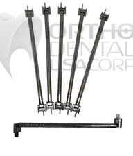 Set x 5 Orthodontic Adjustable Bracket Movable Swivel Head 3-5.5mm/2.5-6mm