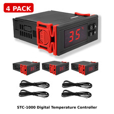 4 Pack STC-1000 Digital Temperature Controller Thermostat Heat Cool 110-220V NEW