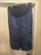Duo Maternity L Denim Maternity Skirt