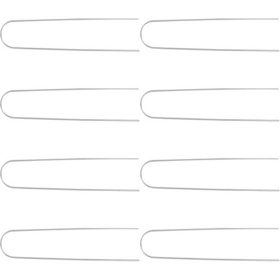  8pcs Landschaft Stakes Metall U-förmige Einsätze Gras verankern u