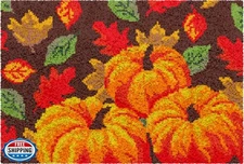 Howie's Latch Hook Kits for Adults, DIY Halloween Latch Hook Kit Rug Crochet 