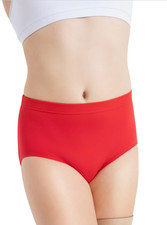 Capezio Brief Red TB111 Adult's Medium Classic Stretch Dance Brief NEW