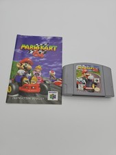 Mario Kart 64 Nintendo 64 Authentic Cartridge In Case W/Manual And Card