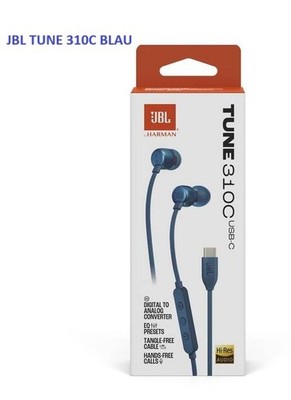 JBL Tune 310C USB Kopfhörer Blau           