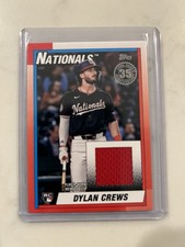 2025 Topps Series 2 - 1990 Topps Baseball Relics Dylan Crews #90R2-DC (MEM, RC)