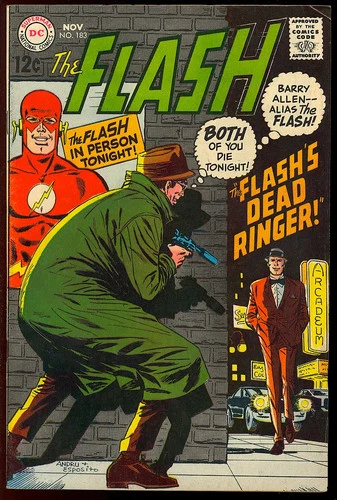 The Flash #183 Nice Unrestored Silver Age Superhero Vintage DC Comic 1968 FN-