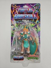 NEW MOTU Origins Turtles of Grayskull Teela Action Figure  TMNT  DMG Packaging
