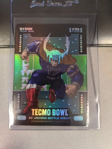 2026 Bo Jackson Battle Arena Bison #BF185 Tecmo Bowl 135 Power JOSH ALLEN ICE