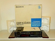 Sony CDP-X222ES High-End CD Player with wooden side panels, original...