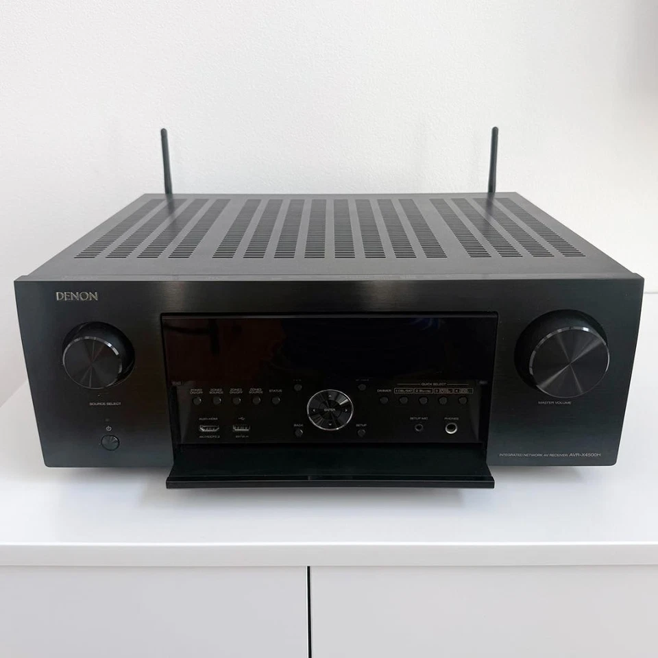 Denon AVR-X4500H 9.2-Channel A/V Receiver High-end Black 10Hz~100kHz FM/AM - Image 4 of 4