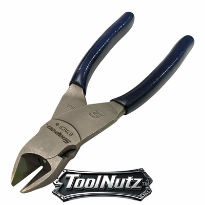 #ad Snap on Tools NEW 87ACFMB BLUE Cushion Soft Grip 7quot; Cold Forged Diagonal Cutter $59.96