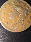 1837 Head Of 1838 Large Cent VF — photo 3