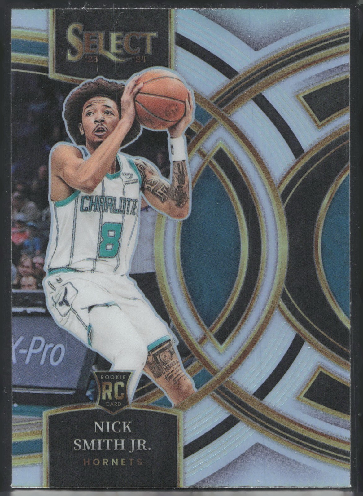 2023-24 Panini Select #119 Nick Smith Jr. Silver Prizms