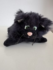 Vintage Pound Puppies Purrries Cat Black Kitten Hornby 1986 Feline Original