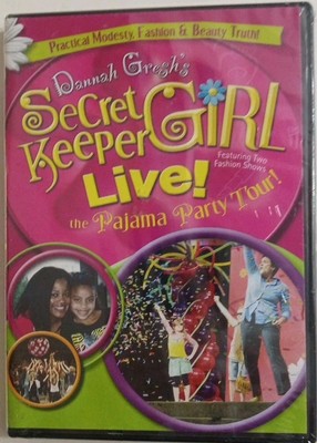 Dannah Gresh's Secret Keeper Girl Pajama Party Tour! Live Brand New  DVD