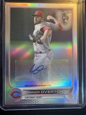 2022 Topps Chrome Update Series - Autographs Connor Overton #AC-CO (AU, RC)