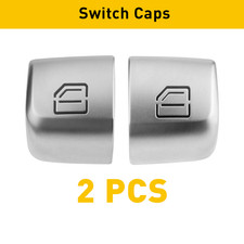 Fit For Mercedes C300 C63 C350 Glc300 C-class Window Switch Repiar Caps Chrome