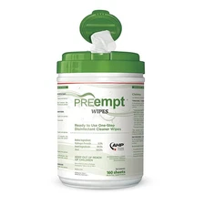 PREempt Surface Disinfectant Cleaner Wipe Canister Unscented 160 Ct 21221