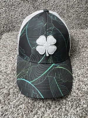 Black Clover Hat Cap Snapback One Size Multicolor Mesh Trucker Adjustable Logo