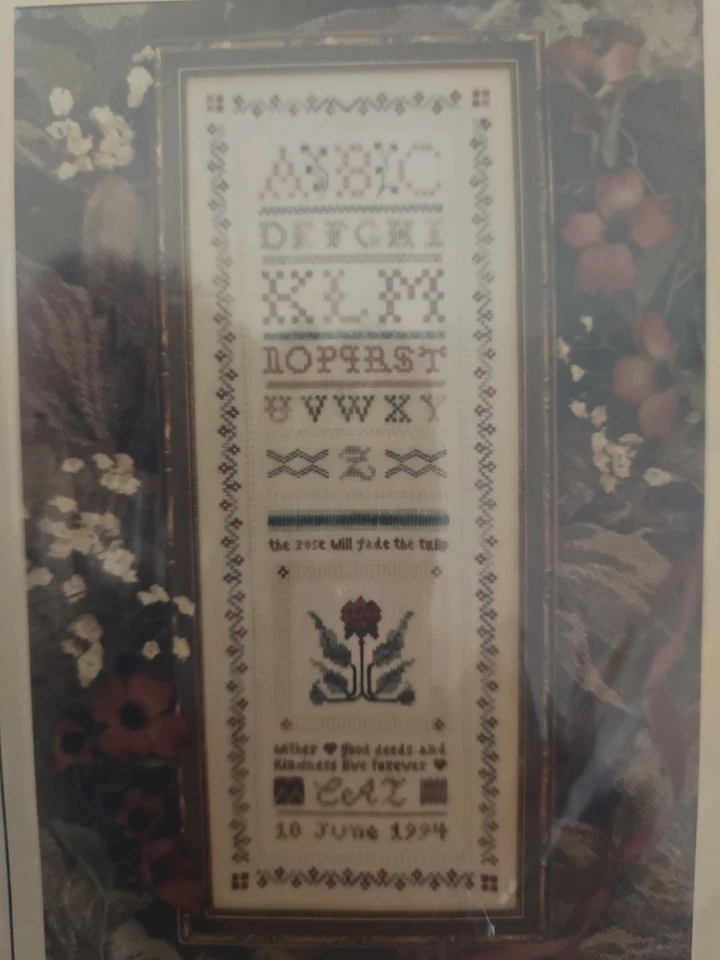 The Drawn Thread THE TEACHING BAND SAMPLER Cross Stitch Sampler Pattern - Image 2 of 3