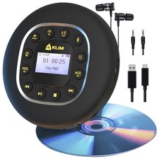 KLIM Journey - Portable CD Player Walkman with Long-Lasting Battery - New - w...