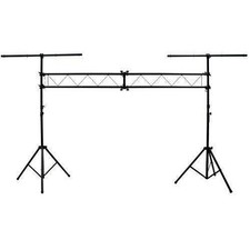 10 FT Mobile DJ Portable Lighting Truss Stand System w/ T-Bars