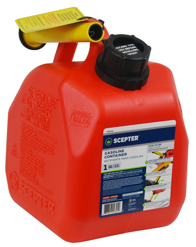Scepter Fg4g111 Flo N' Go Gas Can, Red, 1 Gallon