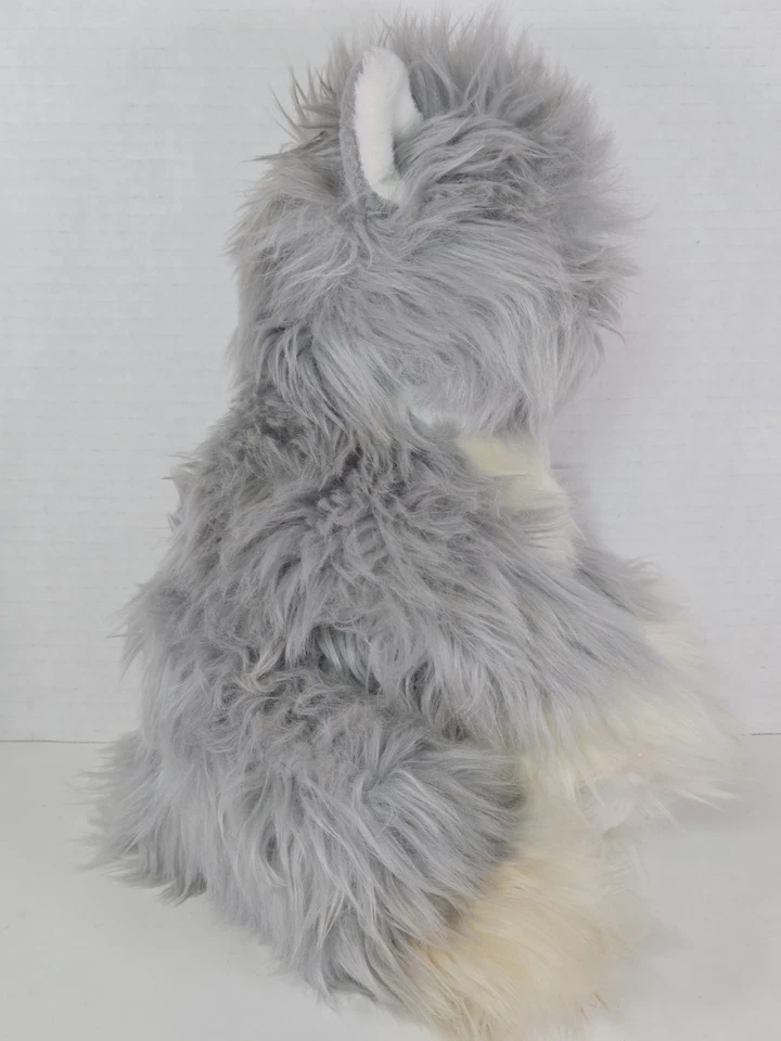 Плюшевое белое серое длинношерстное мягкое плюшевое животное Gund the Cat Yvonne - Изображение 2 из 4