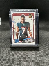 2023 Panini Donruss Bijan Robinson RC Rated Rookie Canvas Portrait SP #4 Falcons